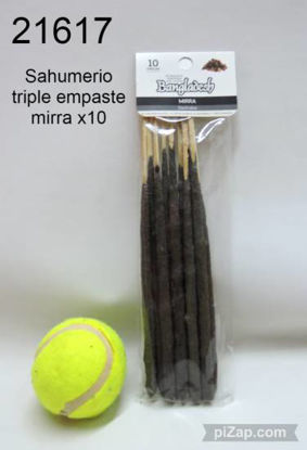 Imagen de SAHUMERIO TRIPLE EMPASTE MIRRA  X10 6.24